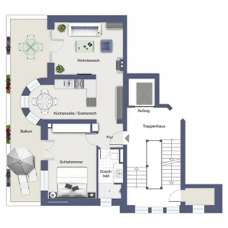 Rheingold 03 - Parsival Apartment Kuehlungsborn